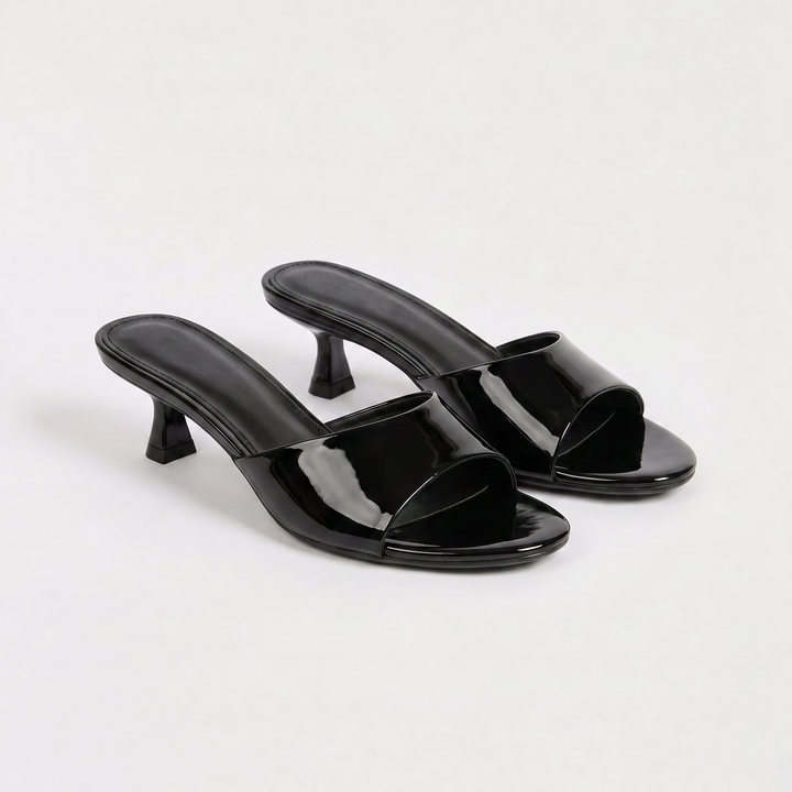 Open Toe Slide Heels