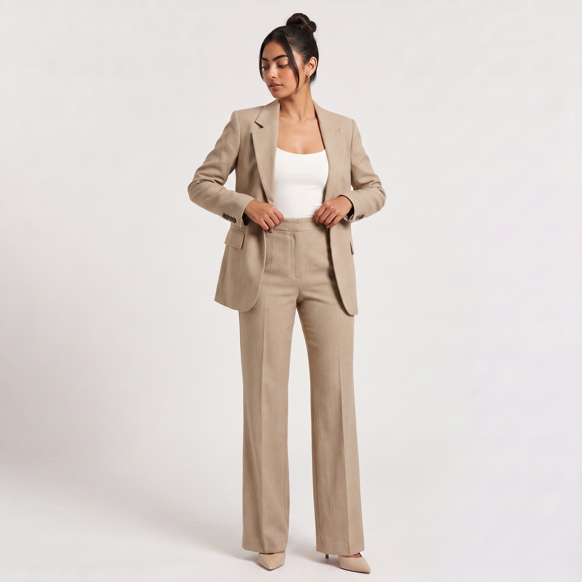 Classic Tailored Two-Piece Suit