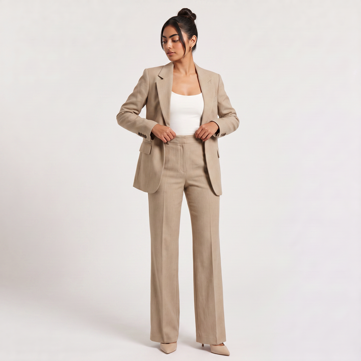 Classic Tailored Two-Piece Suit