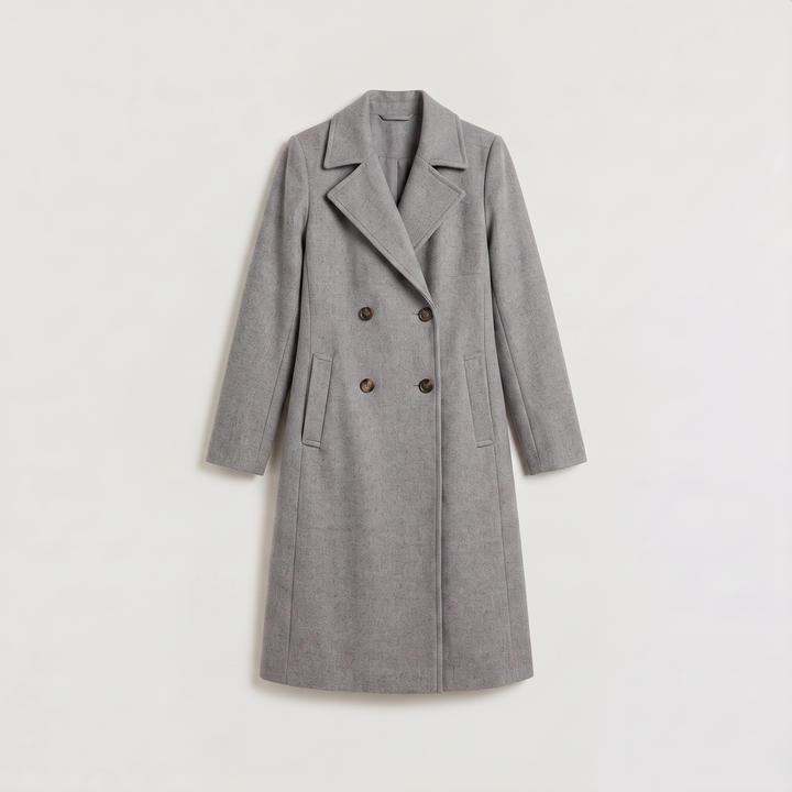 Double-Breasted Long Coat