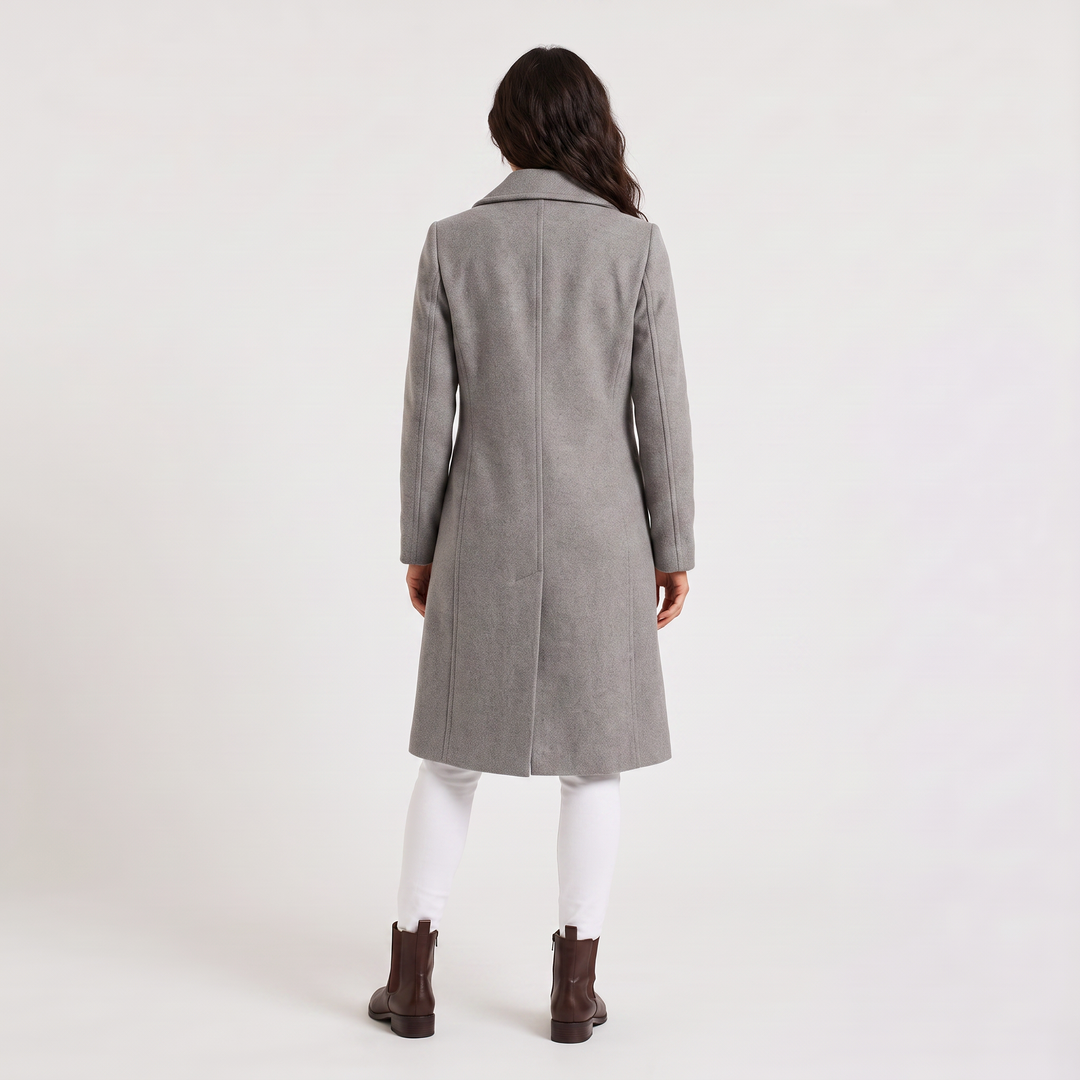 Double-Breasted Long Coat