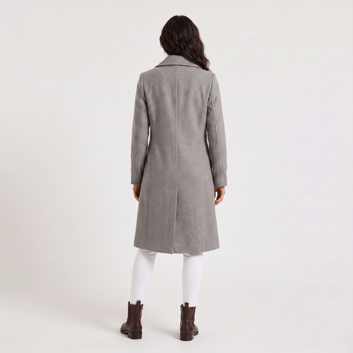 Double-Breasted Long Coat