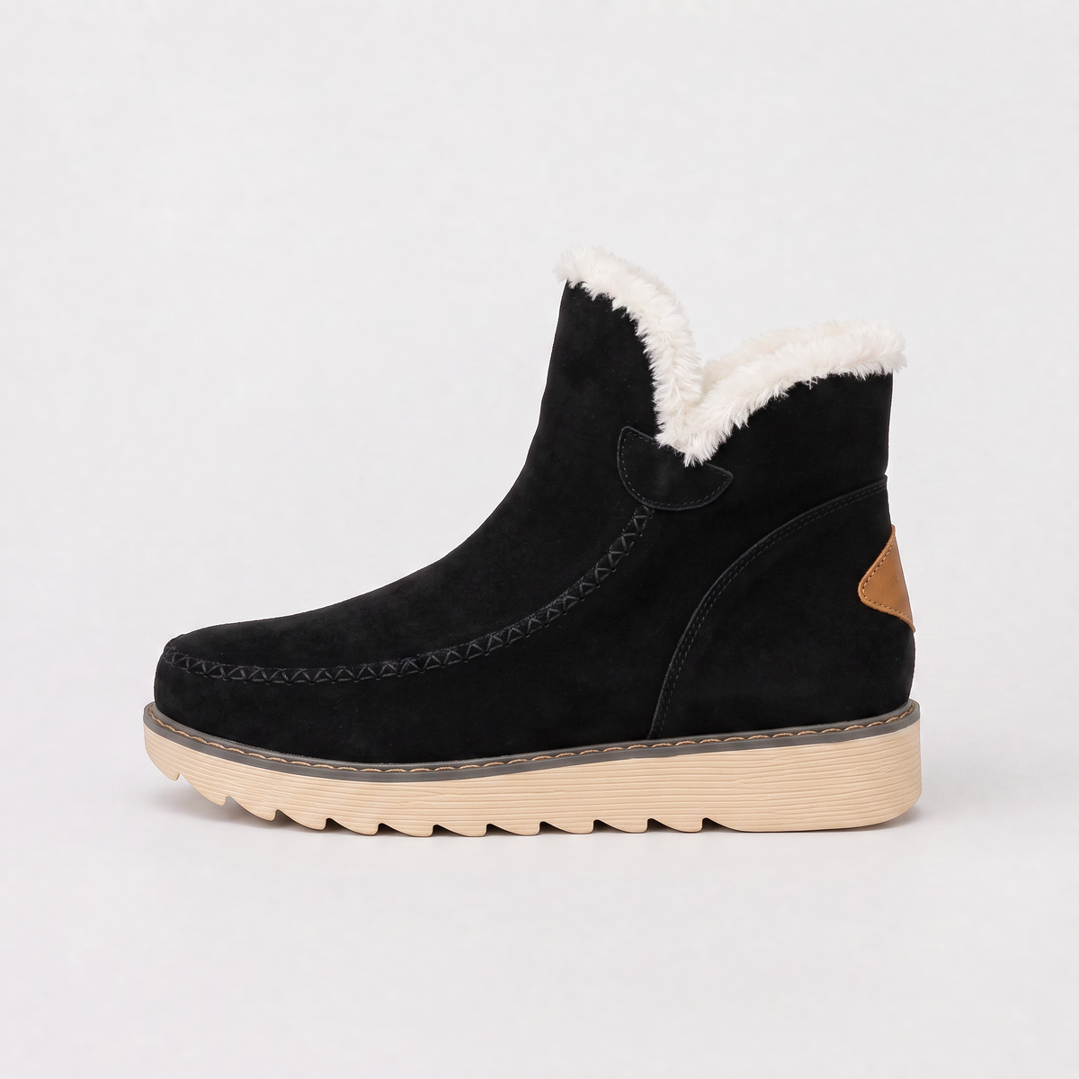 Fleece-Lined Winter Boots