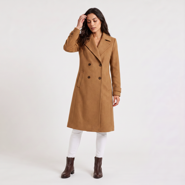 Double-Breasted Long Coat