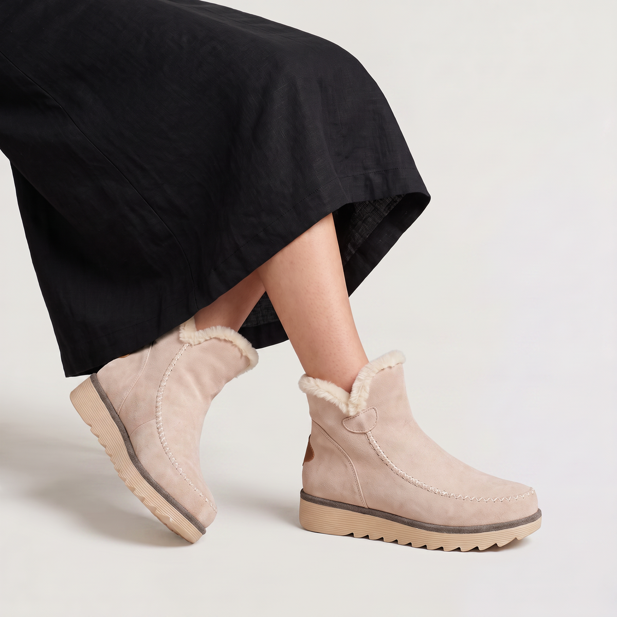 Fleece-Lined Winter Boots