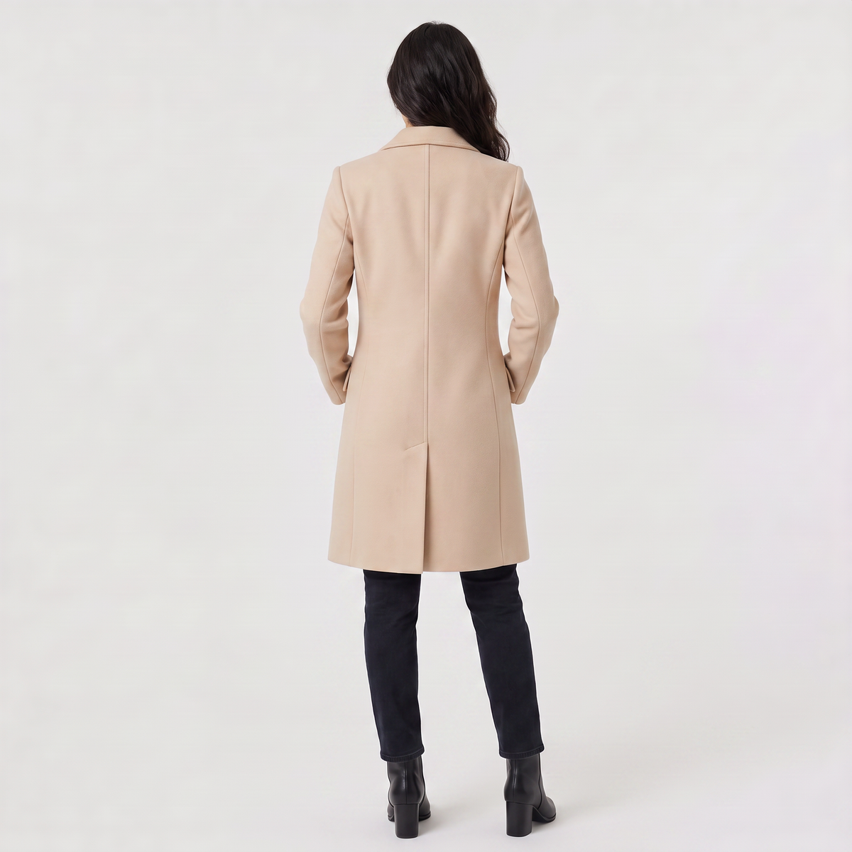 Classic Long Single-Breasted Coat