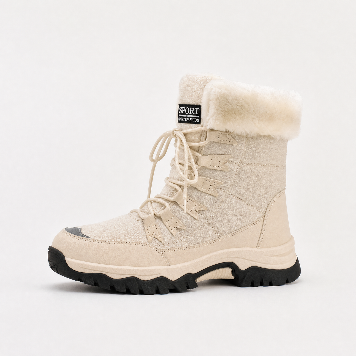 Waterproof Lace-Up Winter Boots