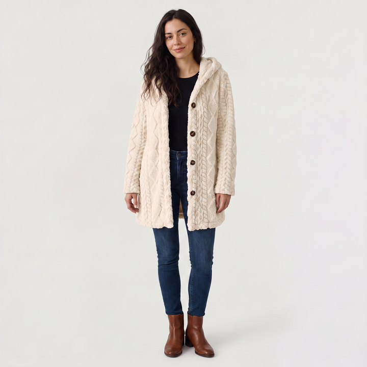 Hooded Teddy Cardigan