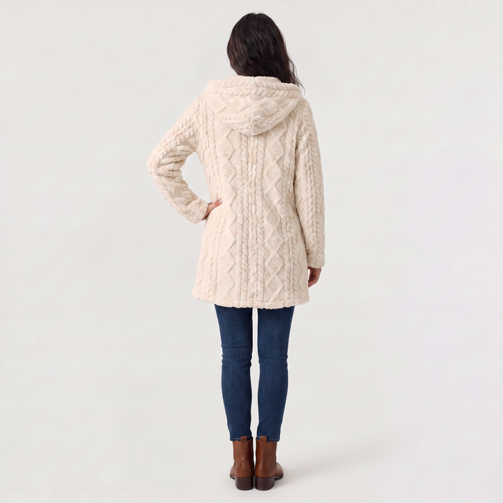 Hooded Teddy Cardigan