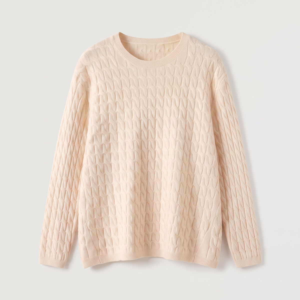 Wool Oversized Cable Knit Sweater
