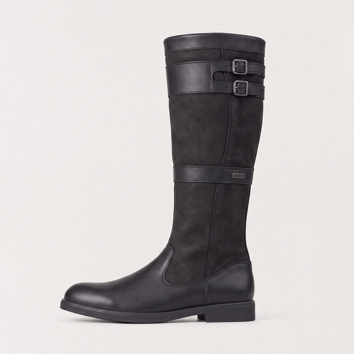 Waterproof Knee-High Buckle Boots