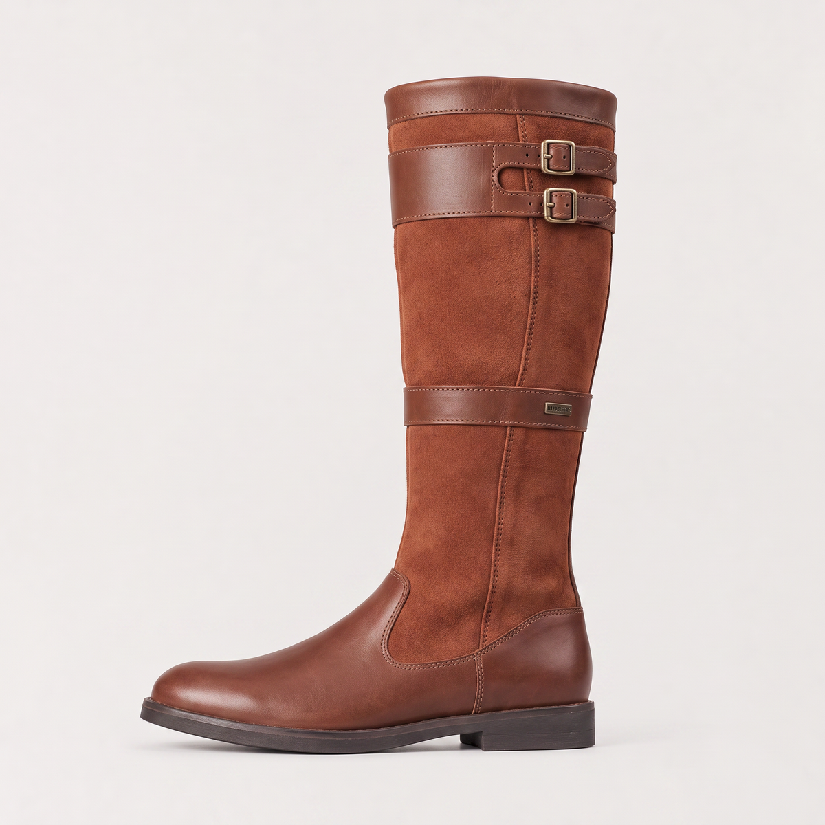 Waterproof Knee-High Buckle Boots