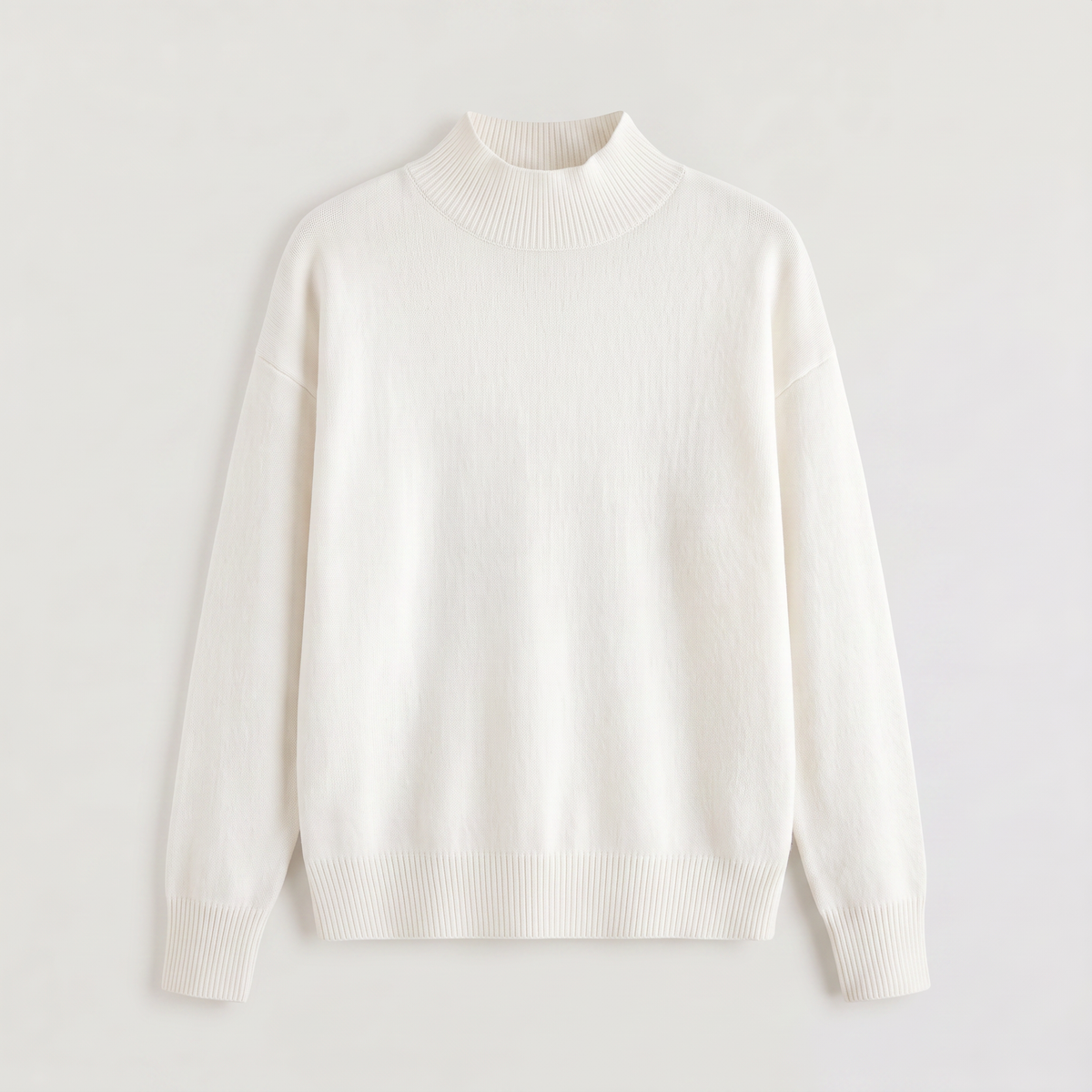 Half-Neck Knitted Sweater