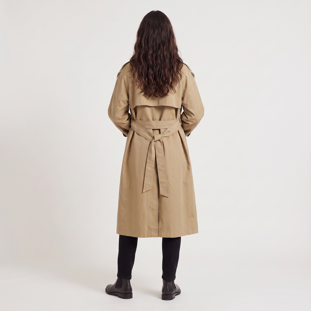 Oversized Double-Breasted Trench Coat