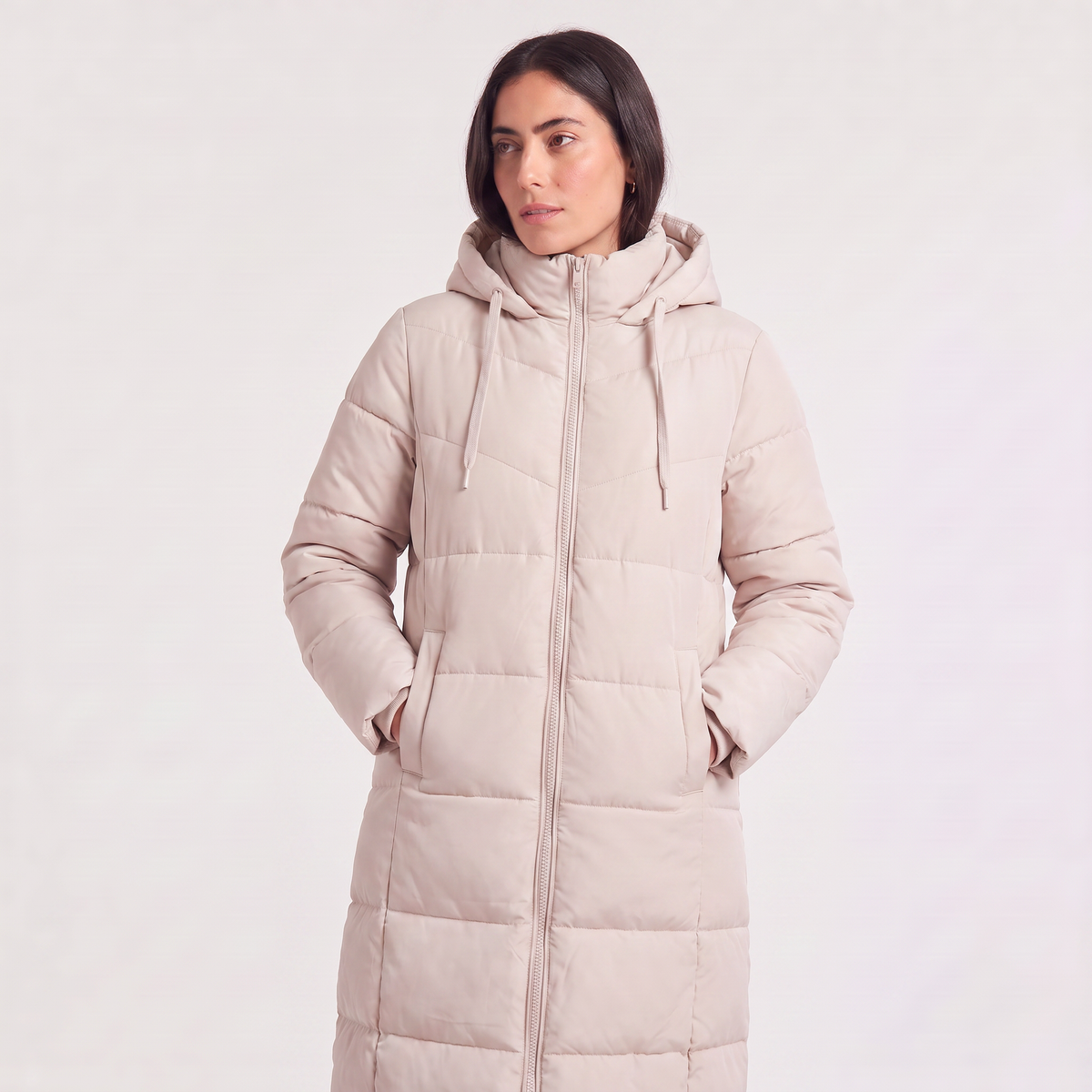 Long Hooded Puffer Coat - Winter and Autumn Jacket