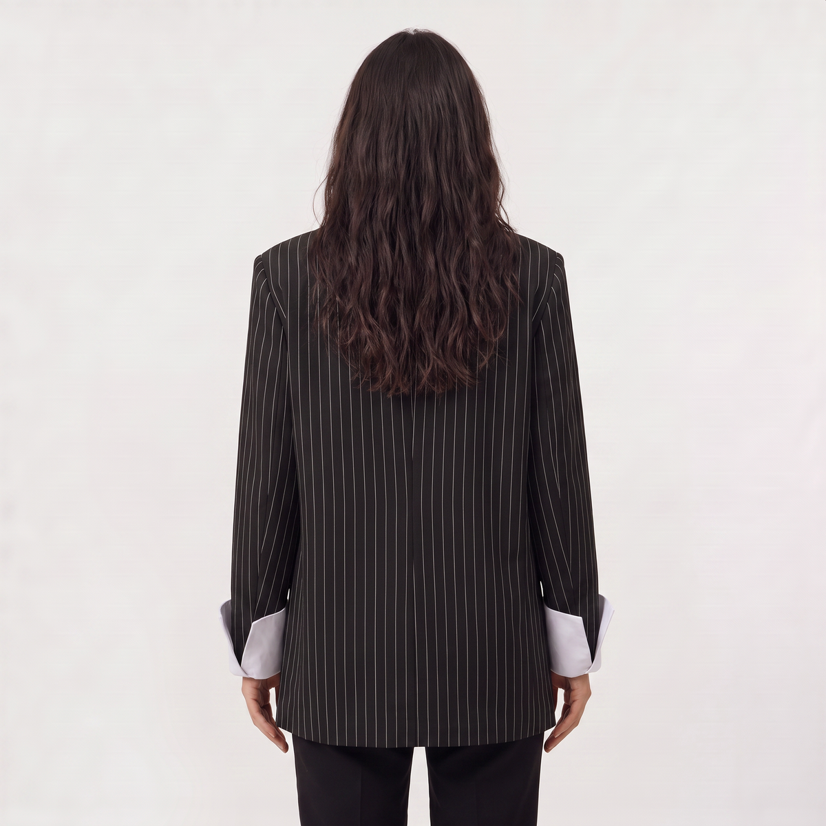 Oversized Striped Blazer
