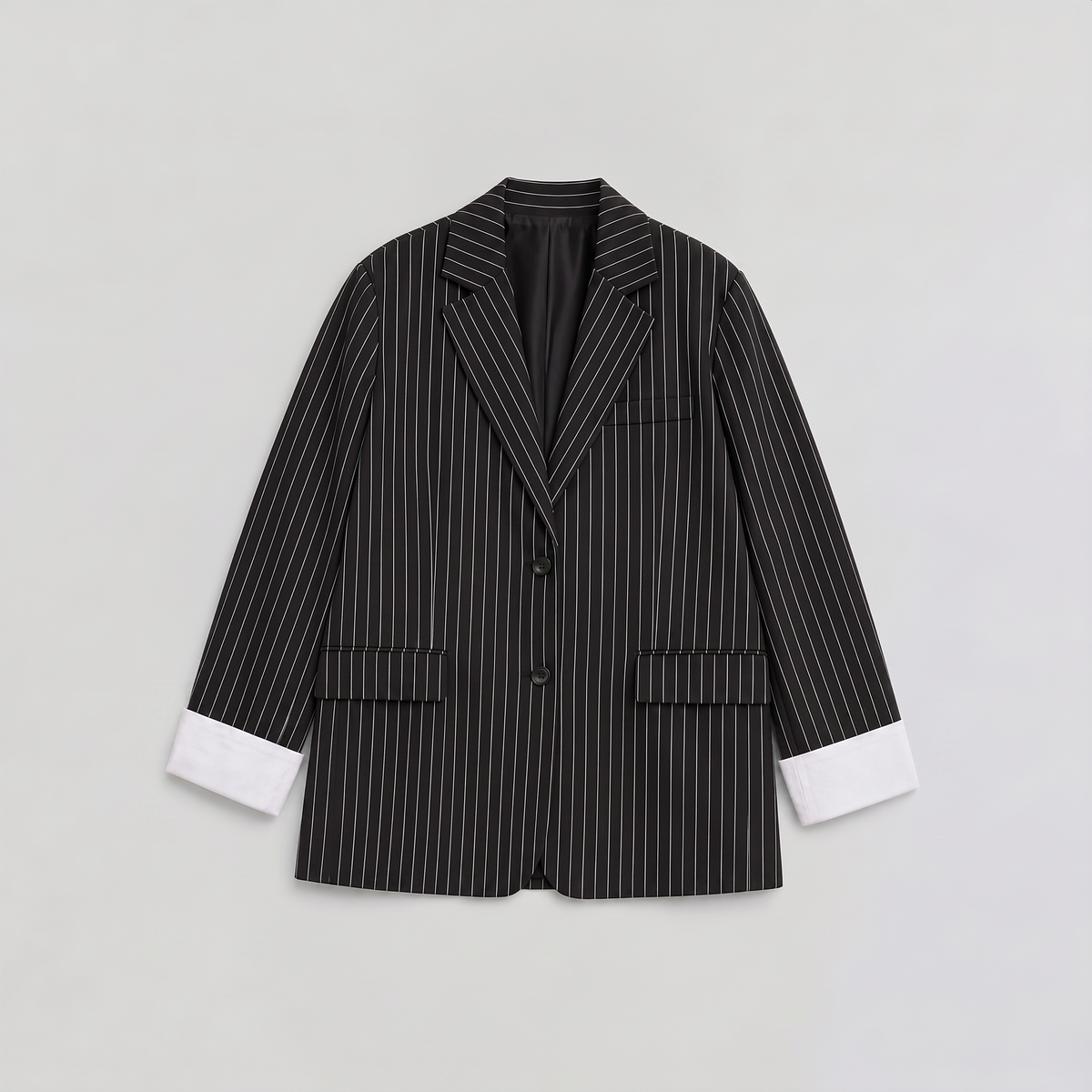 Oversized Striped Blazer