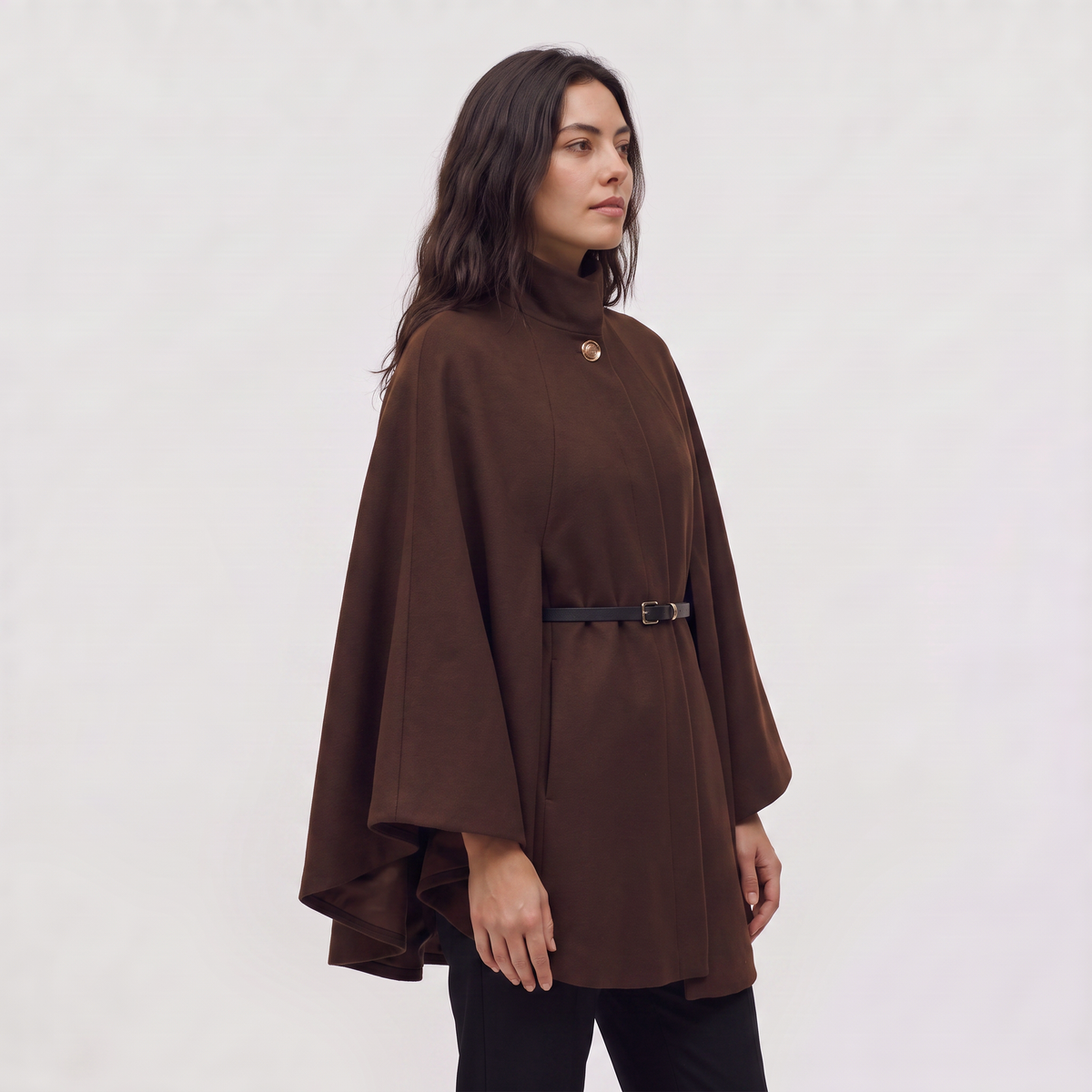 Long Knit Poncho – Cape Coat