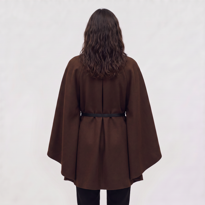 Long Knit Poncho – Cape Coat
