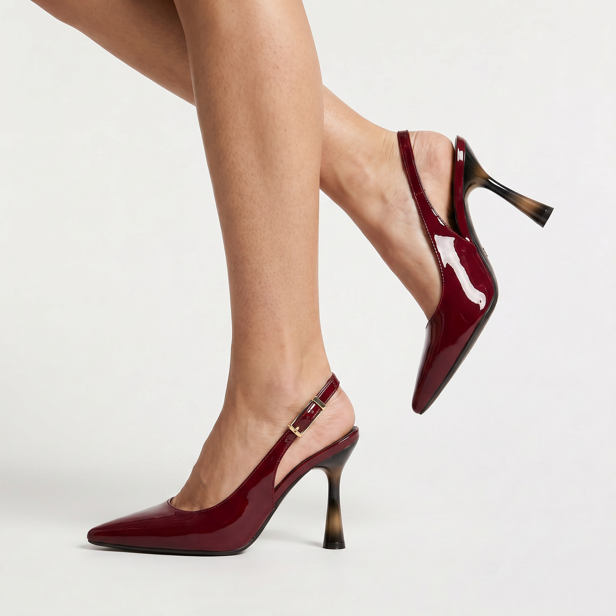 Pointed Toe Slingback Heels
