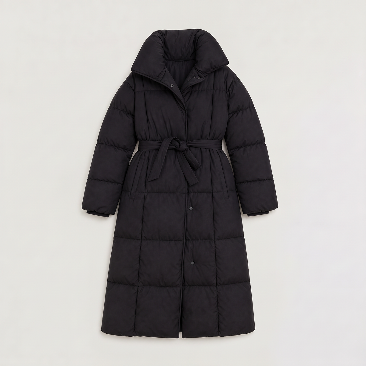 Long Line Hooded Puffer Coat