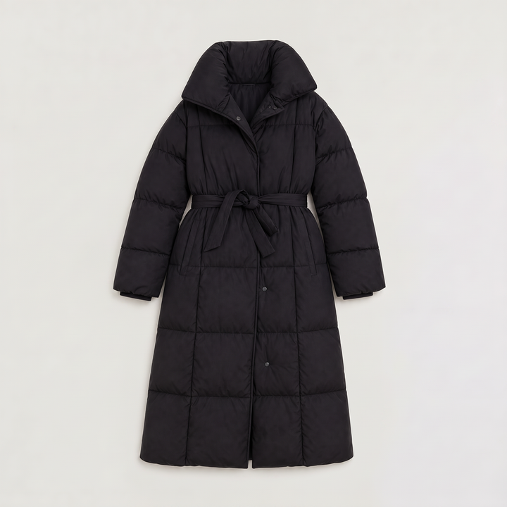 Long Line Hooded Puffer Coat