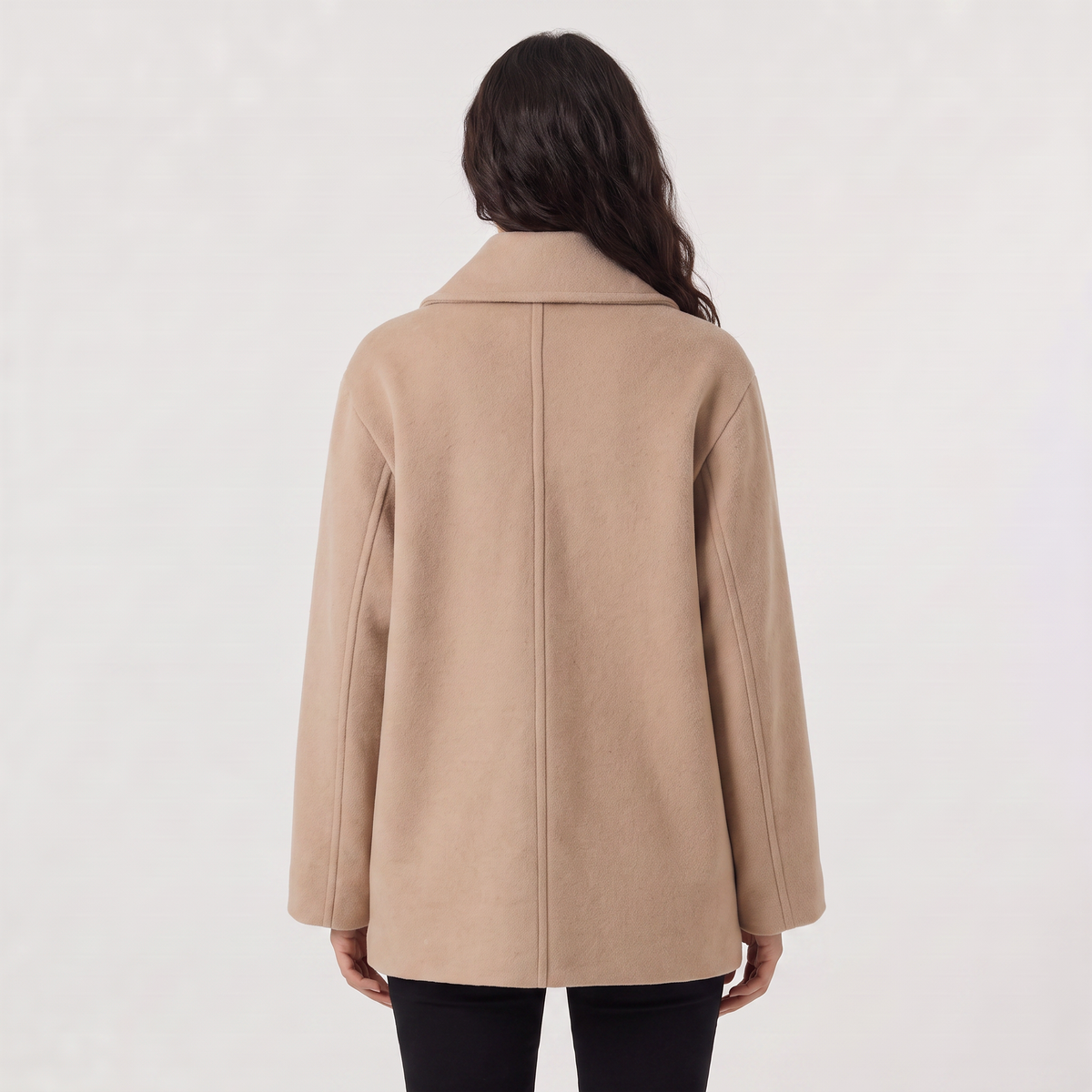 Oversized Wool Blend Coat