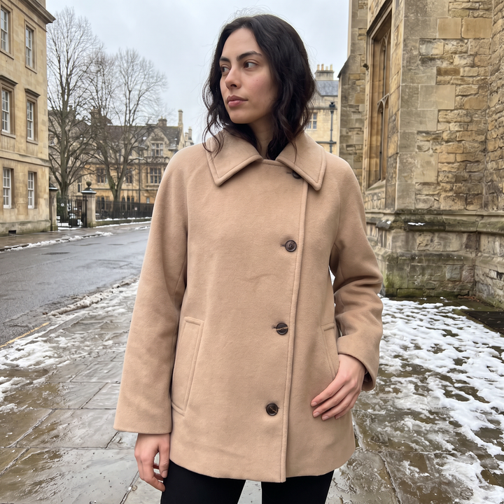 Oversized Wool Blend Coat