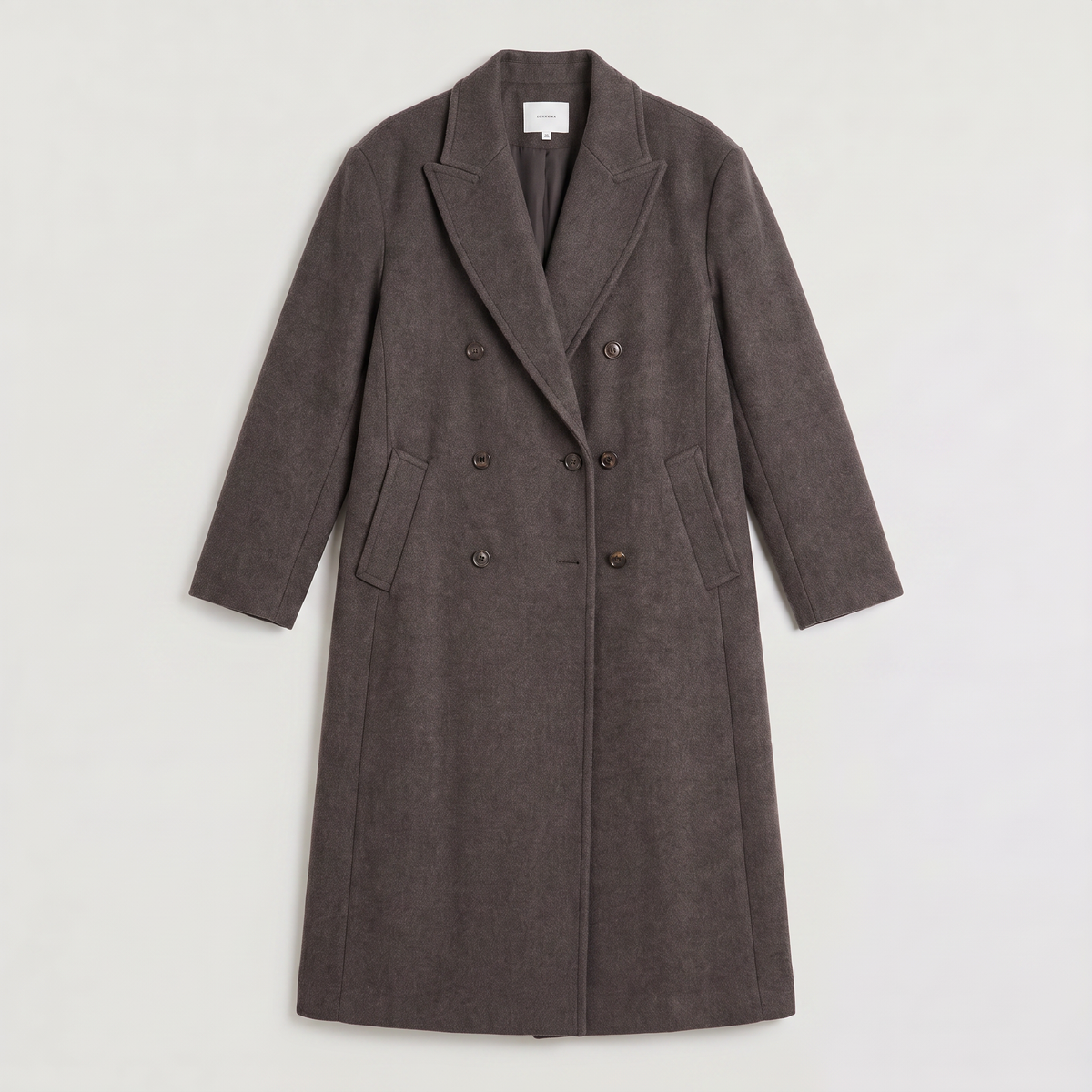 Oversized Double-Breasted Coat