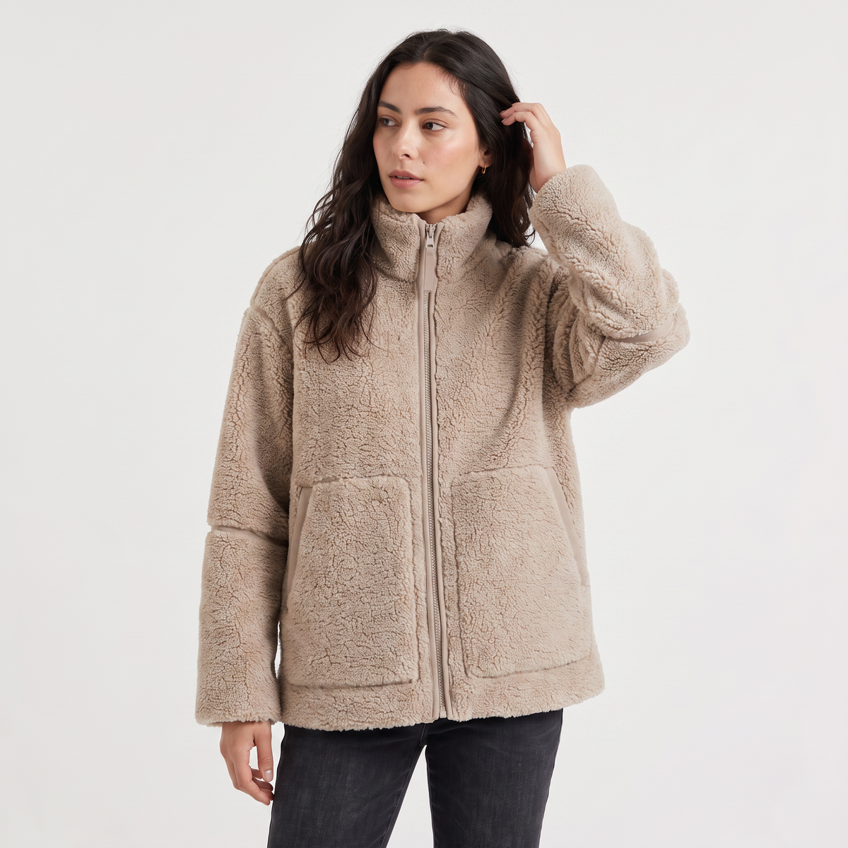 Teddy Zip-Up Jacket