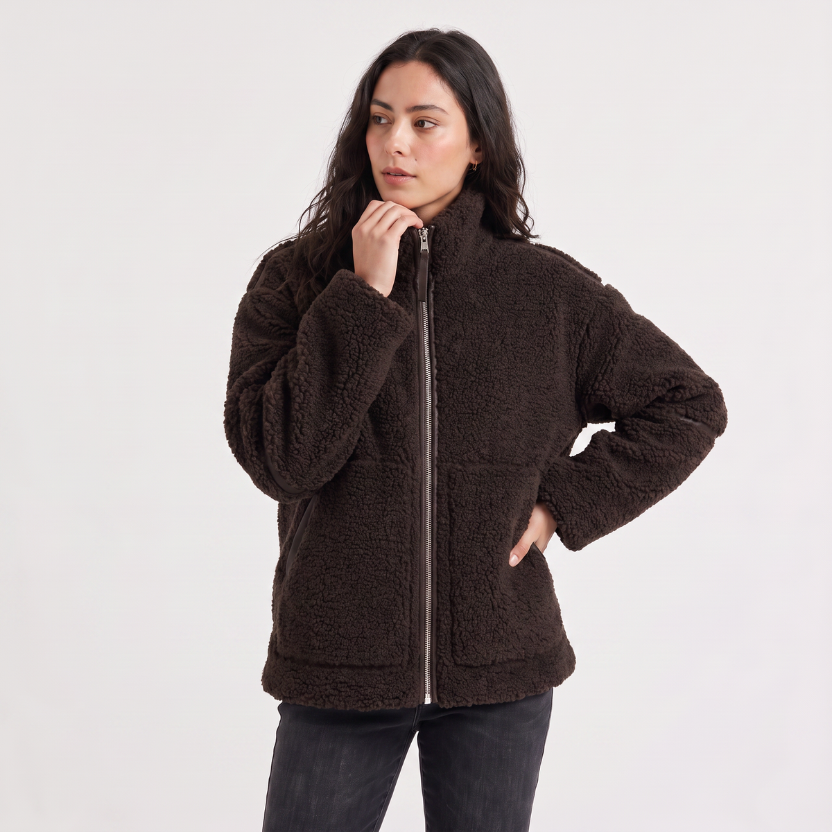 Teddy Zip-Up Jacket
