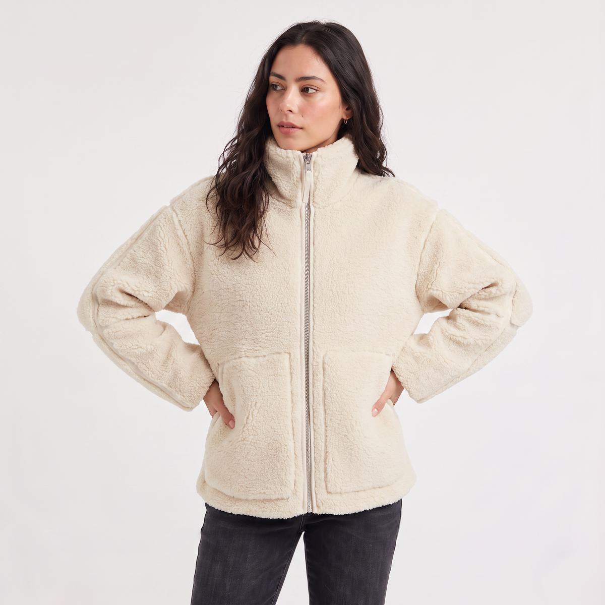 Teddy Zip-Up Jacket