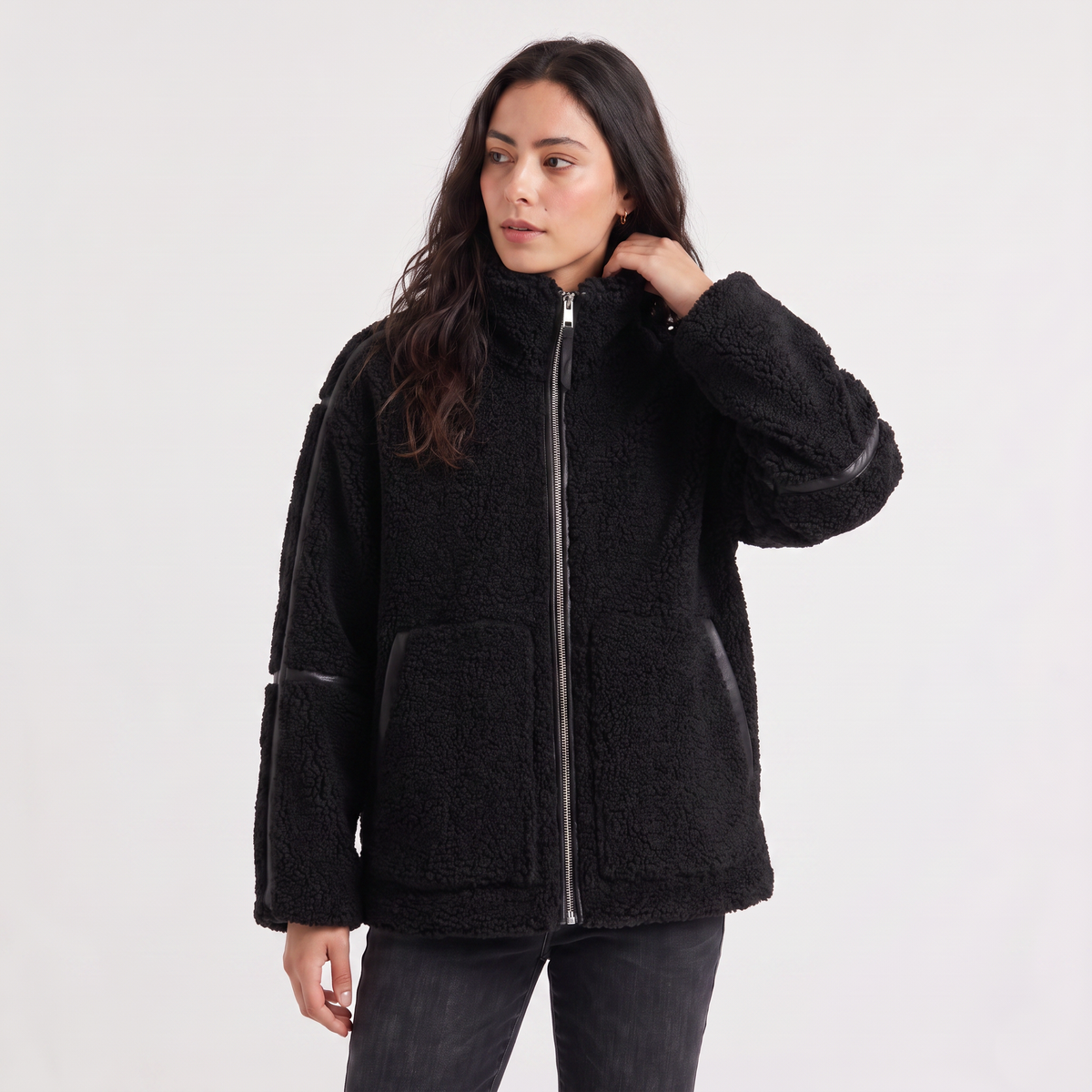 Teddy Zip-Up Jacket
