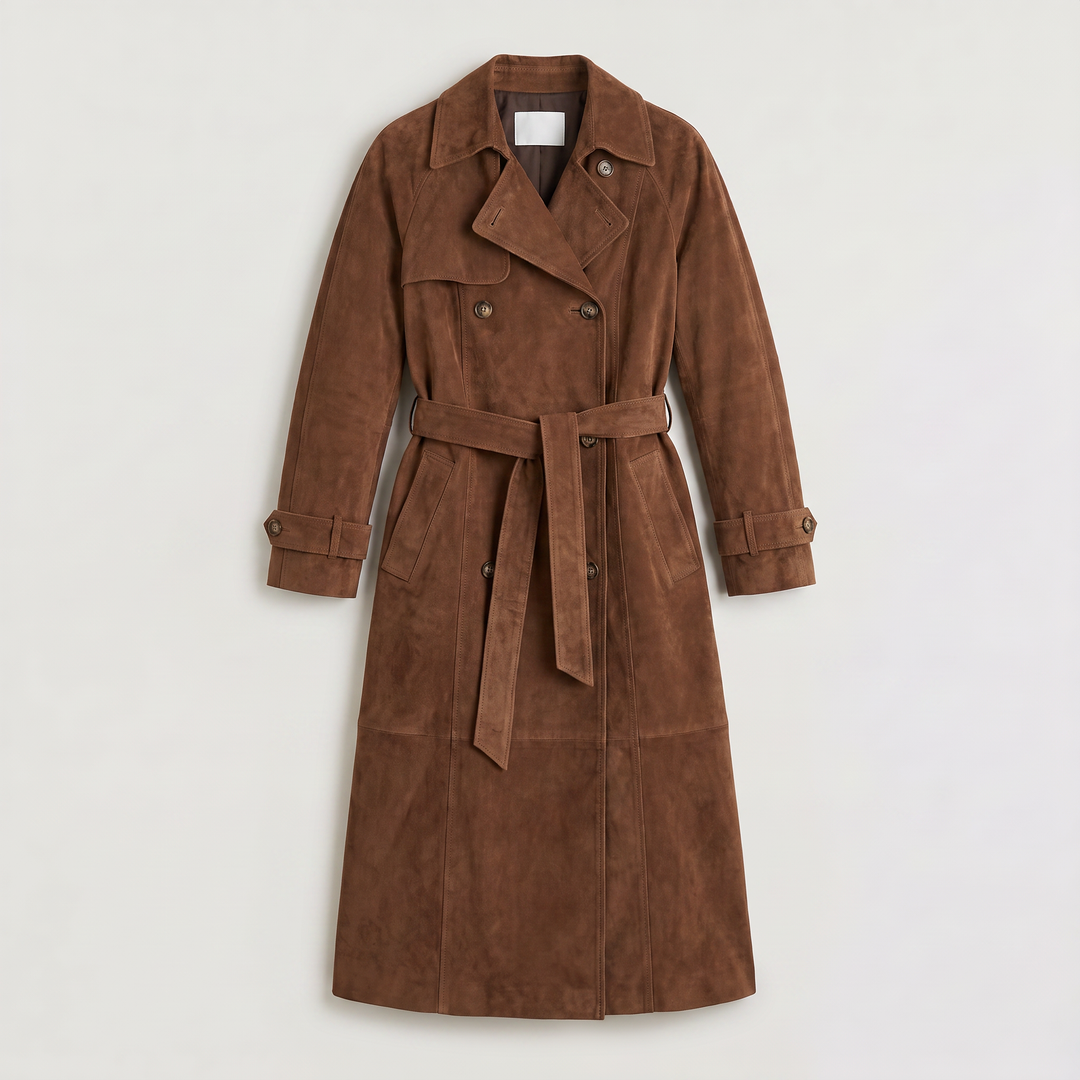Everyday Suede Trench Coat