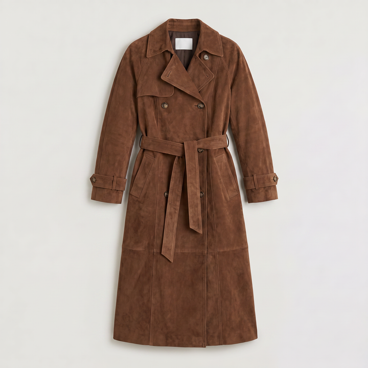 Everyday Suede Trench Coat