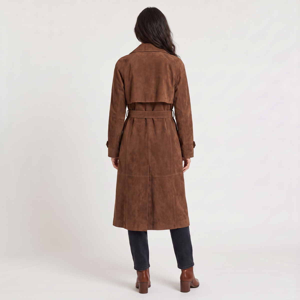 Everyday Suede Trench Coat