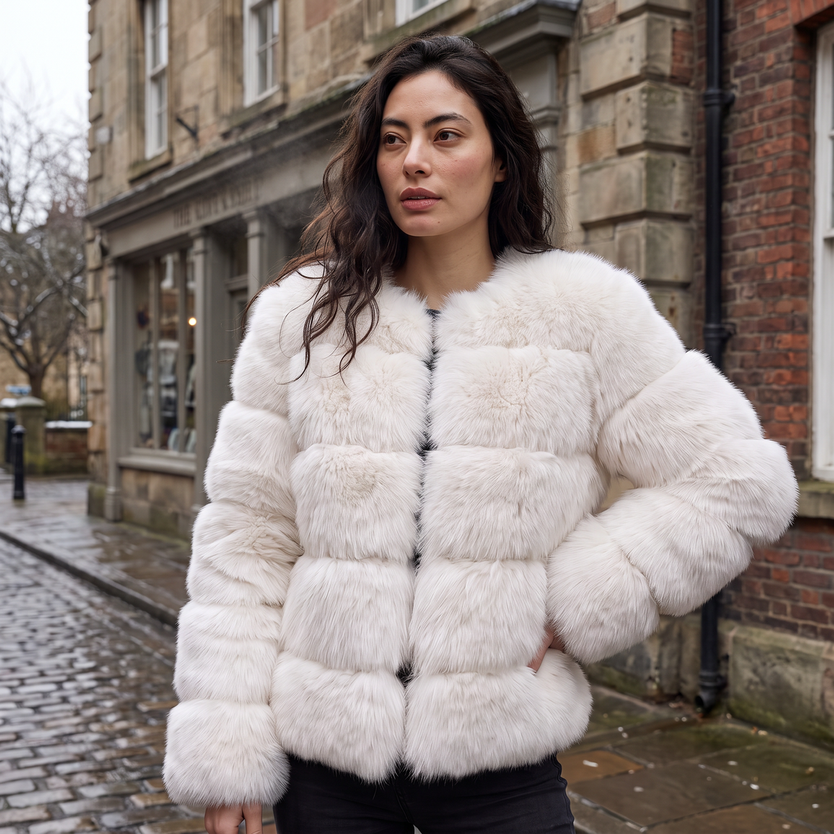 Fluffy Faux Fur Jacket