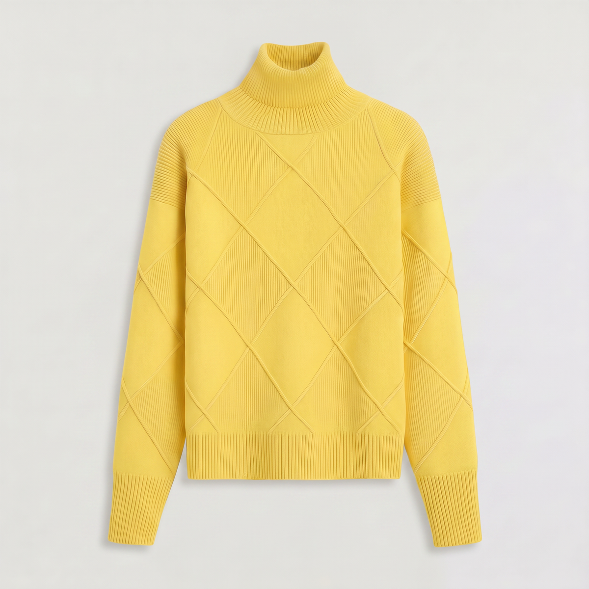 Cable Knit Turtleneck Sweater