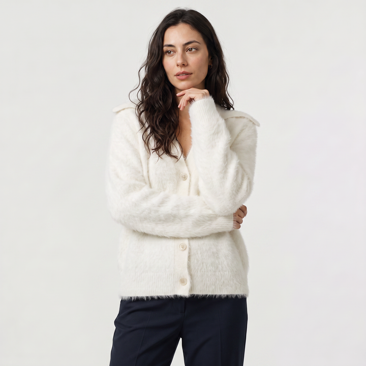 Everyday Button-Front Knit Cardigan