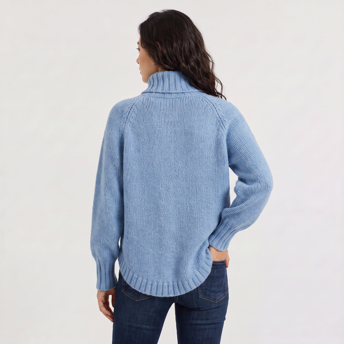 Cable Knit Turtleneck Chunky Sweater