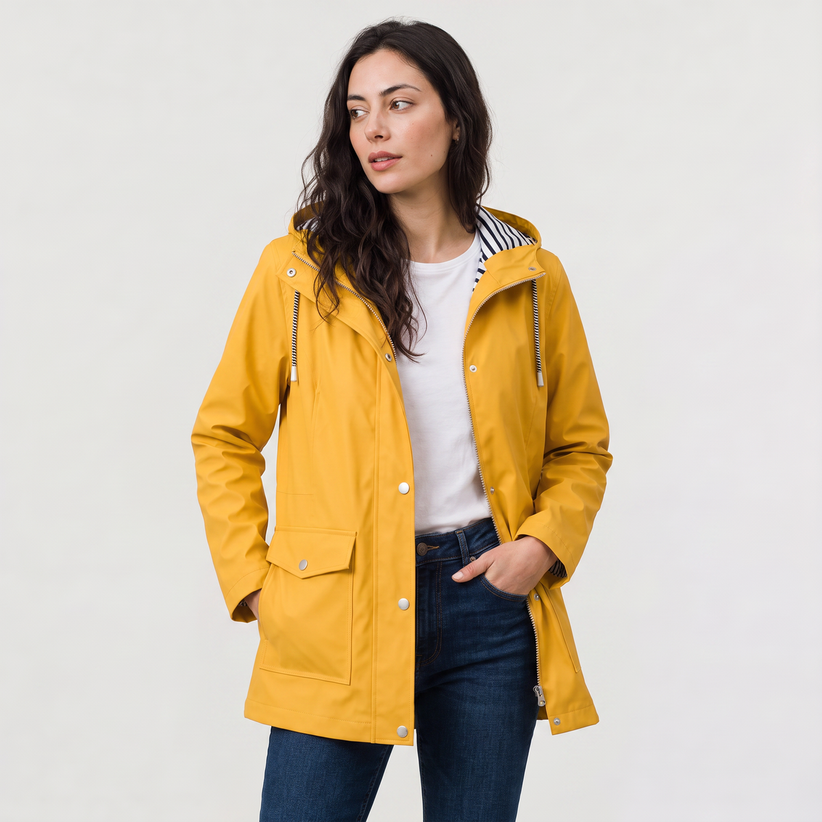 Waterproof Hooded Coat - Rain Jacket