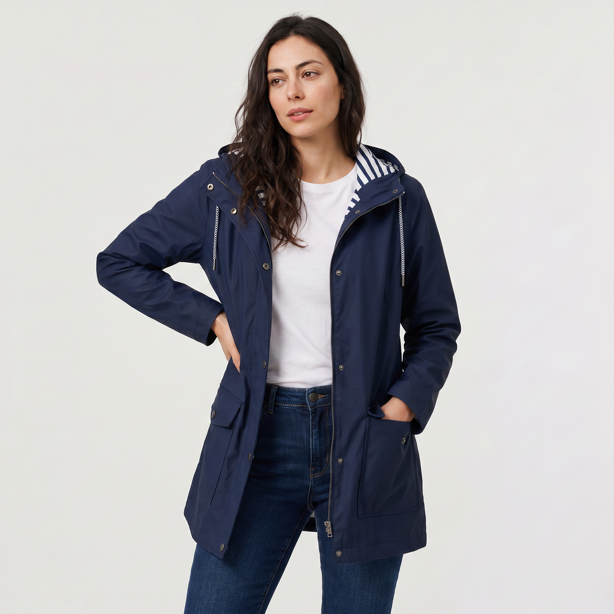 Waterproof Hooded Coat - Rain Jacket