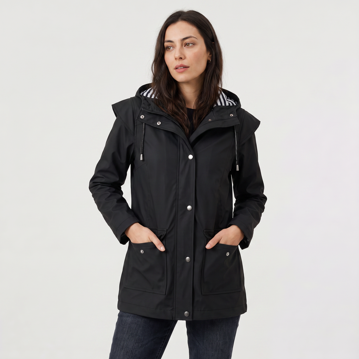 Waterproof Hooded Coat - Rain Jacket