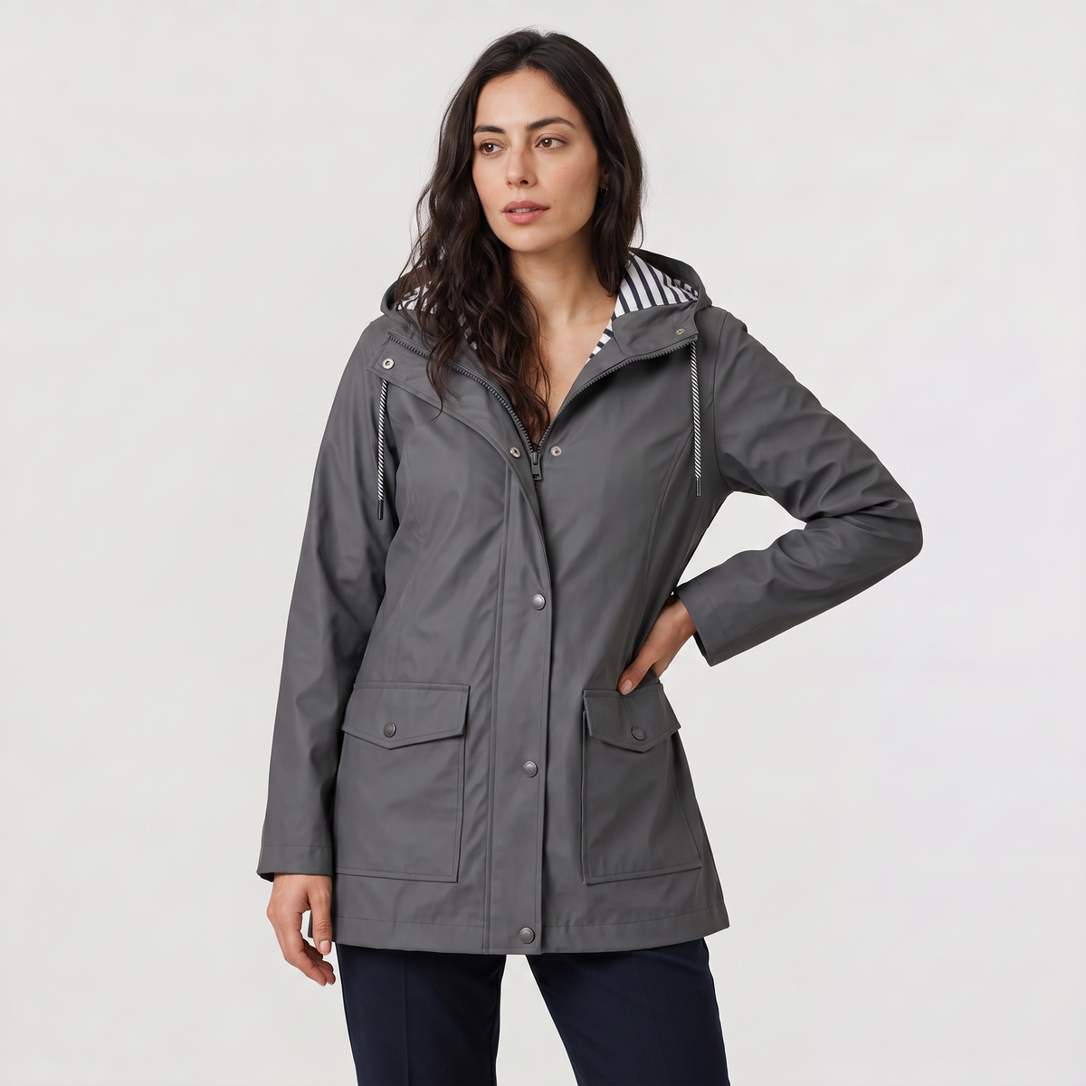 Waterproof Hooded Coat - Rain Jacket
