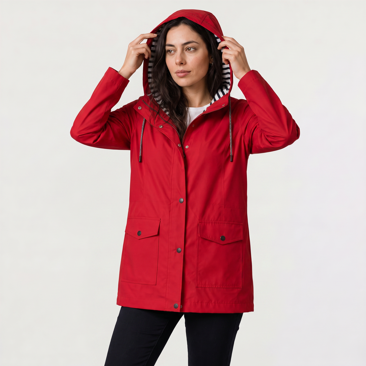 Waterproof Hooded Coat - Rain Jacket