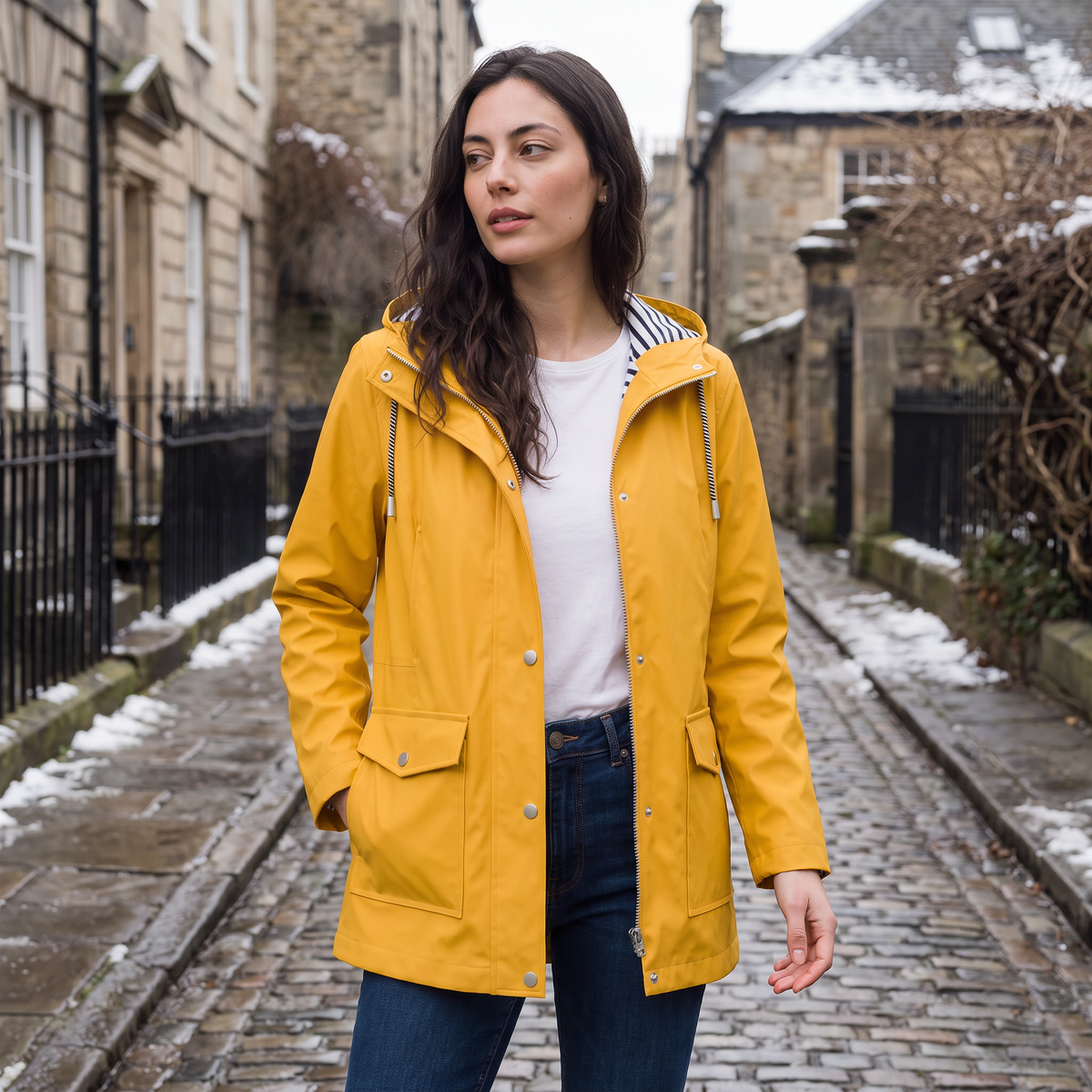 Waterproof Hooded Coat - Rain Jacket