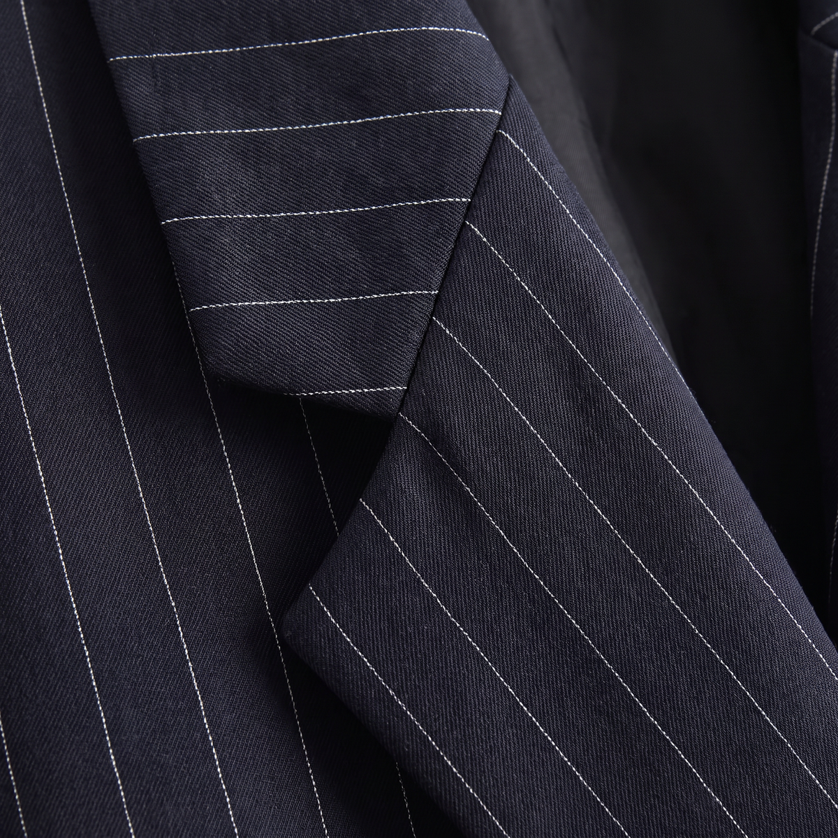 Oversized Boxy Pinstripe Blazer