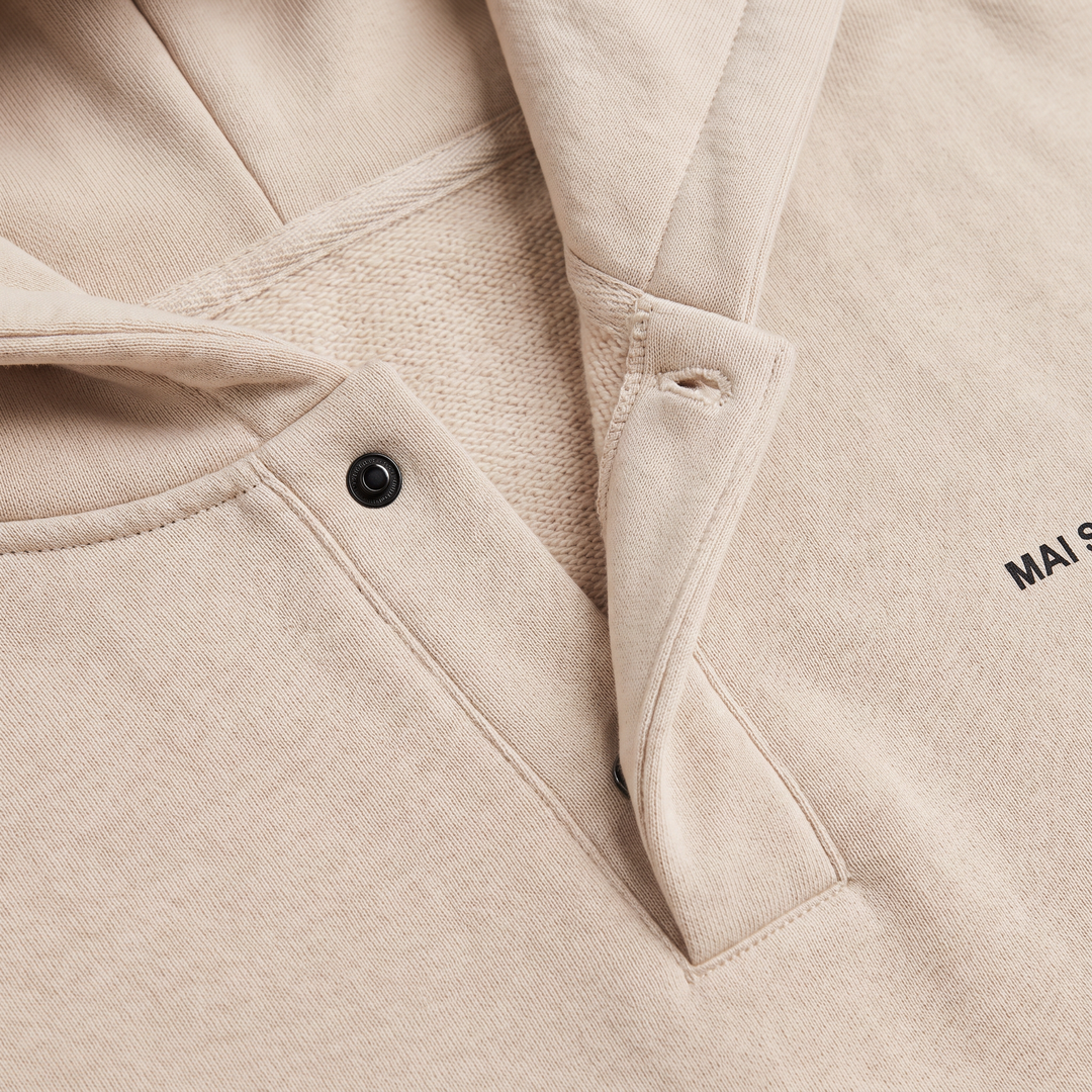 Oversized V-Neck Sweater Hoodie