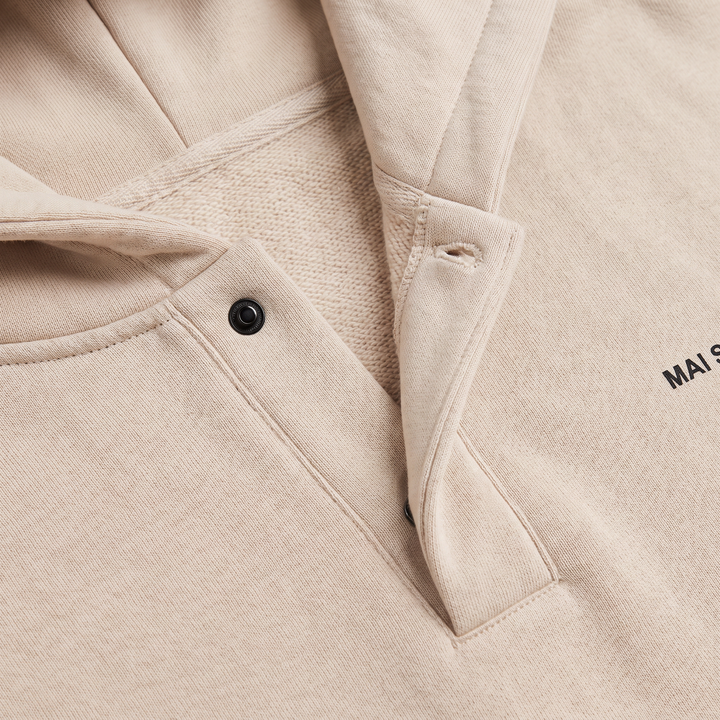 Oversized V-Neck Sweater Hoodie