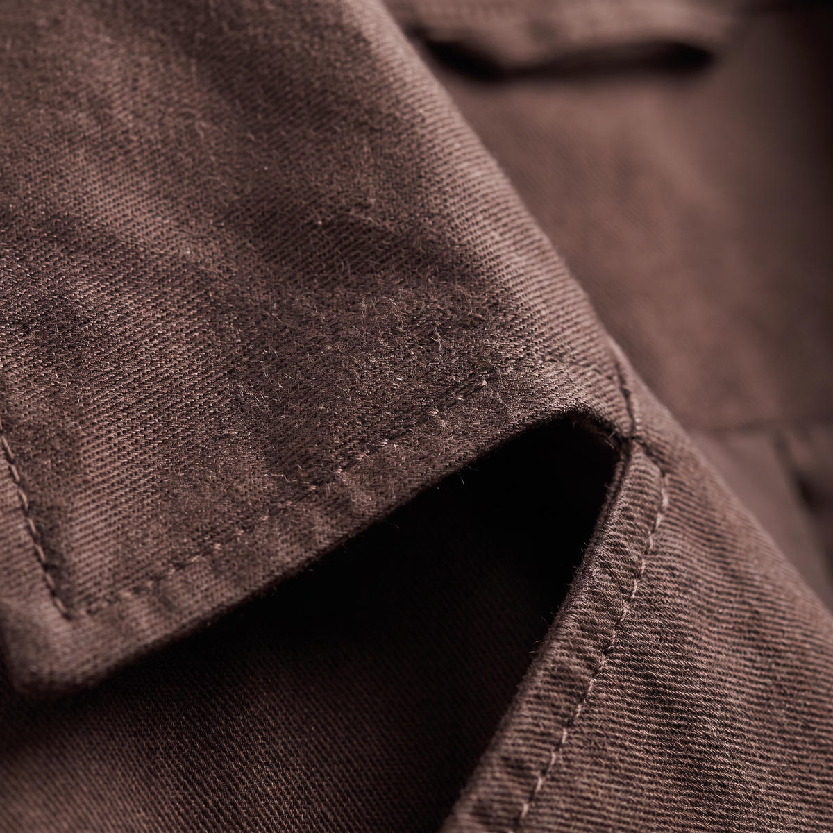 Cropped Double-Breasted Trench Coat